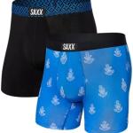 SAXX Men's Underwear – VIBE Super Soft Boxer Briefs with Built-In Pouch Support – Pack of 2, Underwear for Men