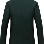 chouyatou Men's Classic Notched Collar Double Breasted Wool Blend Pea Coat