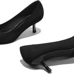 mysoft Women's Pumps 2inch Kitten Heel Pointed Toe Low Heel Dress Shoes