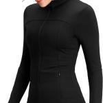 QUEENIEKE Womens Running Jackets Athletic Workout Scrub Jacket Track Full Zip Up Gym for Women Yoga Top