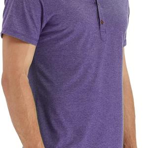 NITAGUT Mens Fashion Casual Front Placket Basic Long/Short Sleeve Henley T-Shirts