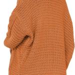 Astylish Womens 2023 Open Front Long Sleeve Chunky Knit Cardigan Sweaters Loose Outwear Coat
