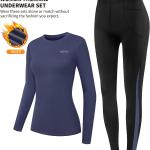 HiZiTi Thermal Underwear for Women Long Johns Set with Fleece Lined Base Layer Suits