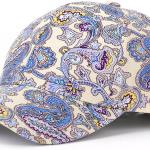 JOOWEN Floral Print Baseball Cap Adjustable 100% Cotton Canvas Dad Hat Hats for Women