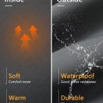 MOERDENG Men's Winter Thickened Warm Down Coats Windproof Waterproof Hooded fashions Puffer Jacket