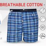 Hanes Mens Tagless Boxer With Exposed Waistband Multi-Packs