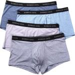 BAMBOO COOL Men’s Underwear boxer briefs Soft Comfortable Bamboo Viscose Underwear Trunks (4 Pack)