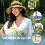 Verabella Sun Hats for Women UPF 50+ Women's Lightweight Foldable/Packable Beach Sun Hat