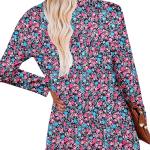ROSELINLIN Womens Short Sleeve Shirts Loose Fit Summer Tops for Leggings
