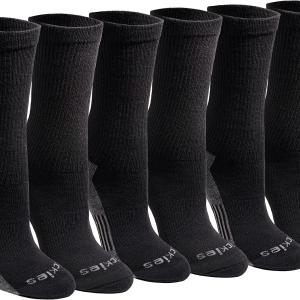 Dickies Women's Dritech Advanced Moisture Wicking Crew Sock (6/12 Packs)