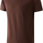KLIEGOU Mens 100% Cotton Hipster Hip Hop Longline Crewneck T-Shirt S-4XL