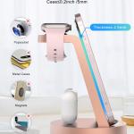 Wireless Charging Station, 3 in 1 Wireless Charger for iPhone 14/13/12/11/Pro/Max/SE/XS/XR/X/8 Plus/8, Fast Wireless Charging Stand Dock for Apple Watch Series & Airpods(with Adapter)
