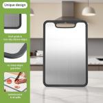 Titanium Cutting Board set of 3,Metal Cutting Boards for Kitchen